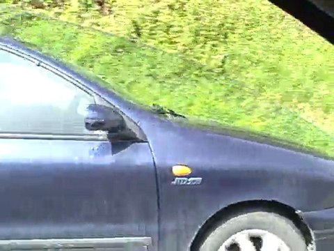 Extreme tailgating plus blind bend overtaking