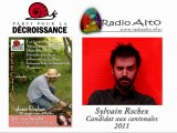 Sylvain Rochex, candidat Décroissance aux cantonales 2011, sur Radio Alto