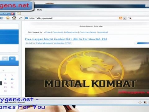 Mortal Kombat 2011 (Mk 9) Free Download Keygen For Generation Serial Keys on Xbox360 and PS3