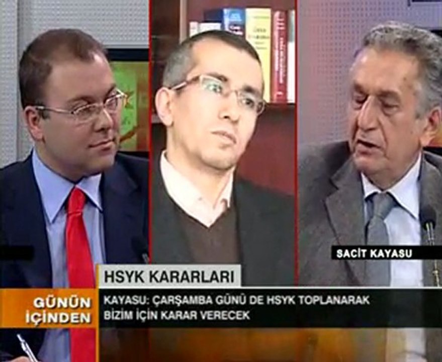 SACİT KAYASU'NUN CANLI YAYINDA ZOR ANLARI