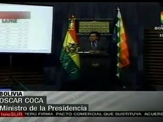 Continúan tensiones en Bolivia por más salarios