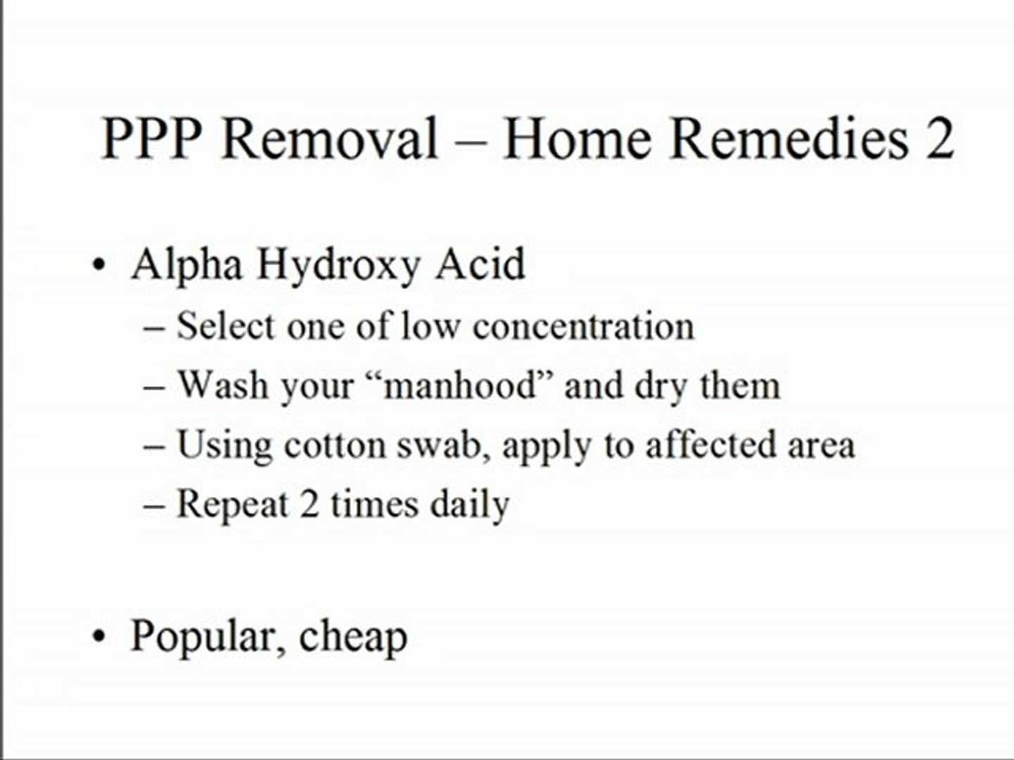 Remove papules to penile how naturally pearly How to