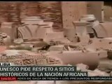 UNESCO pide proteger patrimonio cultural de Libia