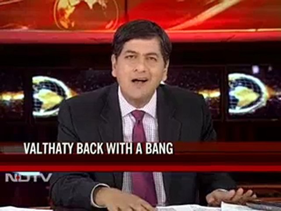 Valthaty back with a bang