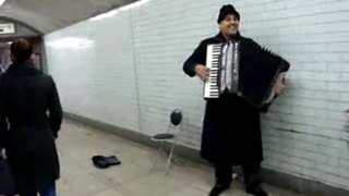 Harmonica at the Westminster bridge underground