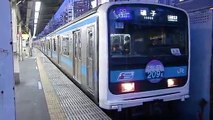 京浜東北線209系ウラ52　HM付き　神田駅を発車