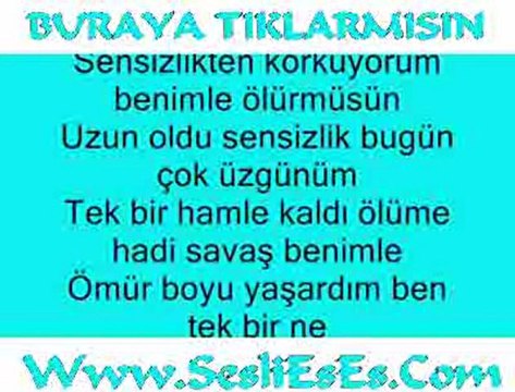 Bu Şarkıyı Sana Yazdım Kalan Kanımla seslieses.com