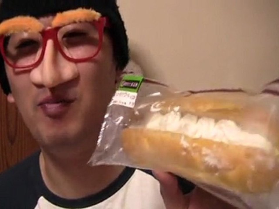 オリジンのスマイル唐揚げ弁当飯動画110414その2