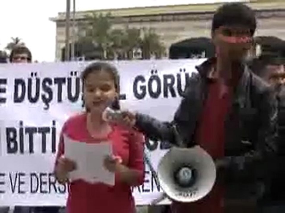 Mersin'de olaylı YGS eylemi