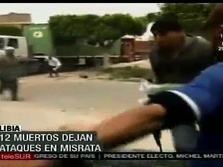 Bombardeos en Misrata, Libia, dejan 12 muertos