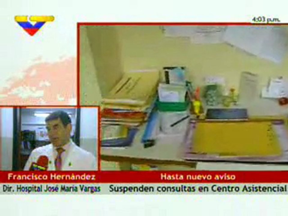 Hospital Vargas de Caracas suspende consultas de otorrino por robo de equipos