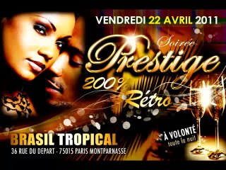 Promo Soirée Prestige Rétro avec Harry Diboula - Vendredi 22 Avril 2011- PARIS