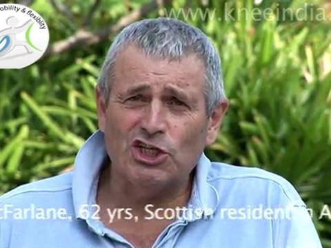Medical tourism India for knee replacement- Australian patient's testimonial for Dr.Venkatachalam