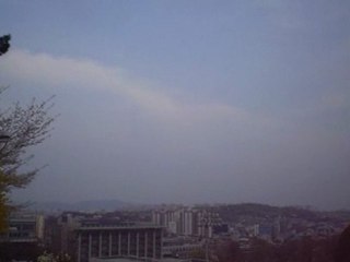 明倫洞  et惠化洞 vue de  l'Université de  成均館