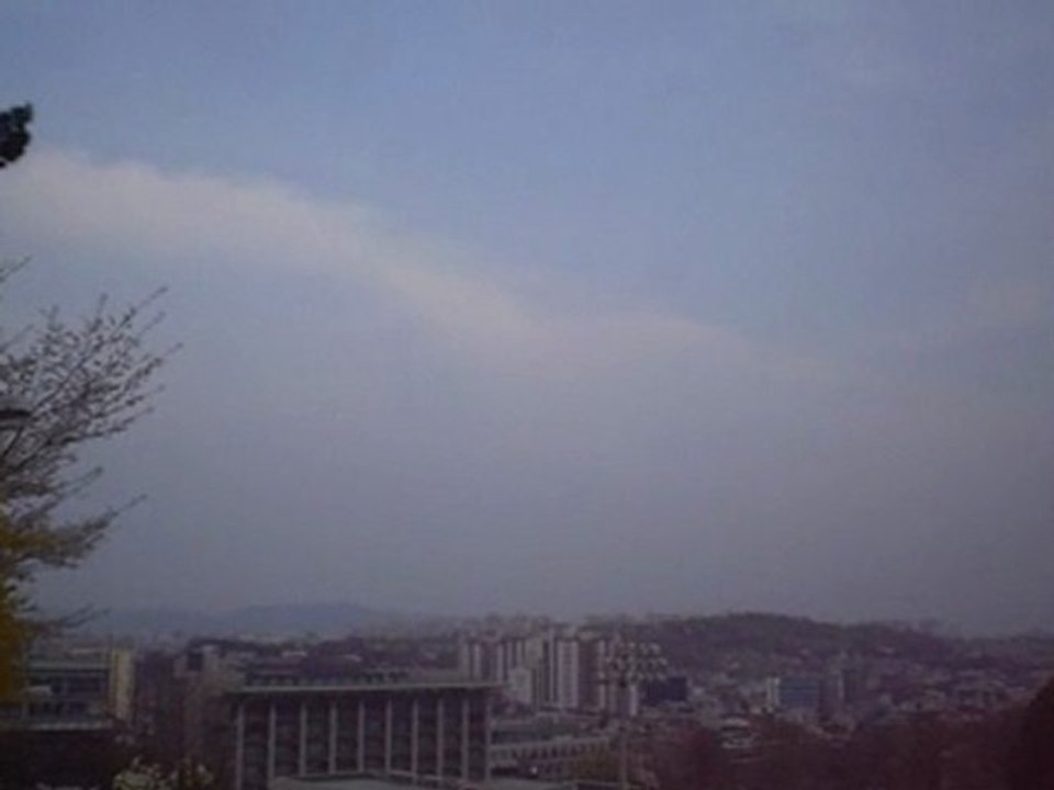 明倫洞  et惠化洞 vue de  l'Université de  成均館