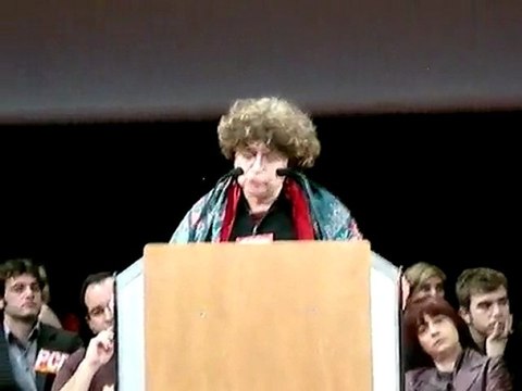 Michèle Dessenne Porte parole MPEP - Meeting 10 janvier 2010