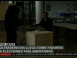 Elecciones parlamentarias en Finlandia