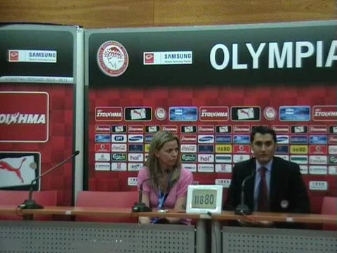 Συνέντευξη τύπου Ερνέστο Βαλβέρδε | Καραϊσκάκη