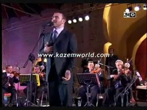كاظم الساهر-حافية القدمين-مهرجان فاس للأغاني الروحية 2005