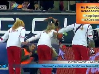 30th Olympiakos - AEL  6-0 2010-11 Skai goal