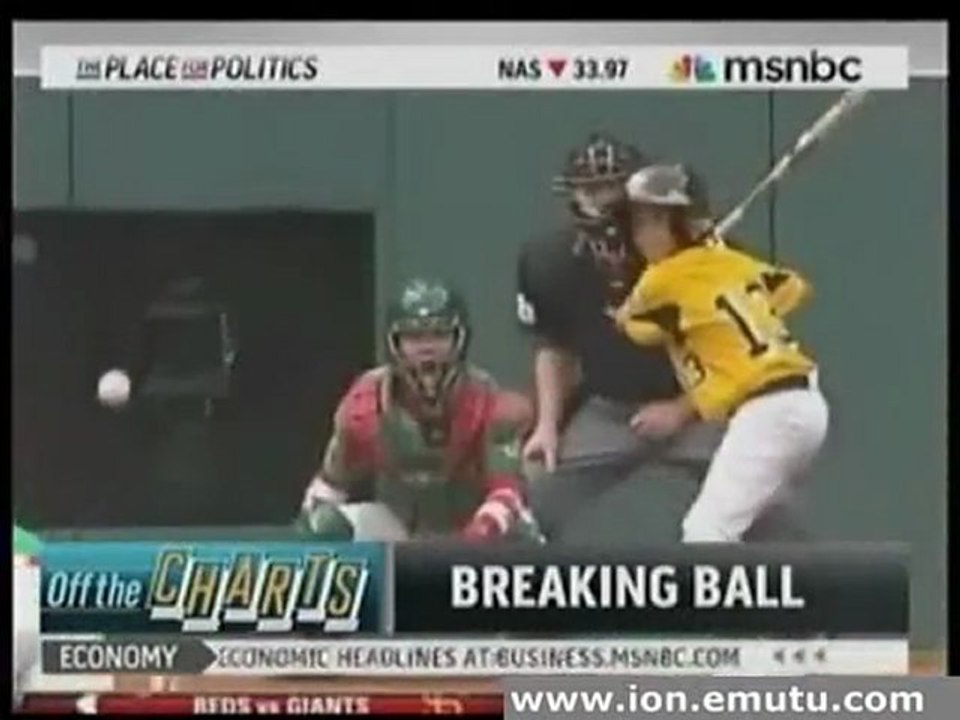 camera lens receives baseball gift