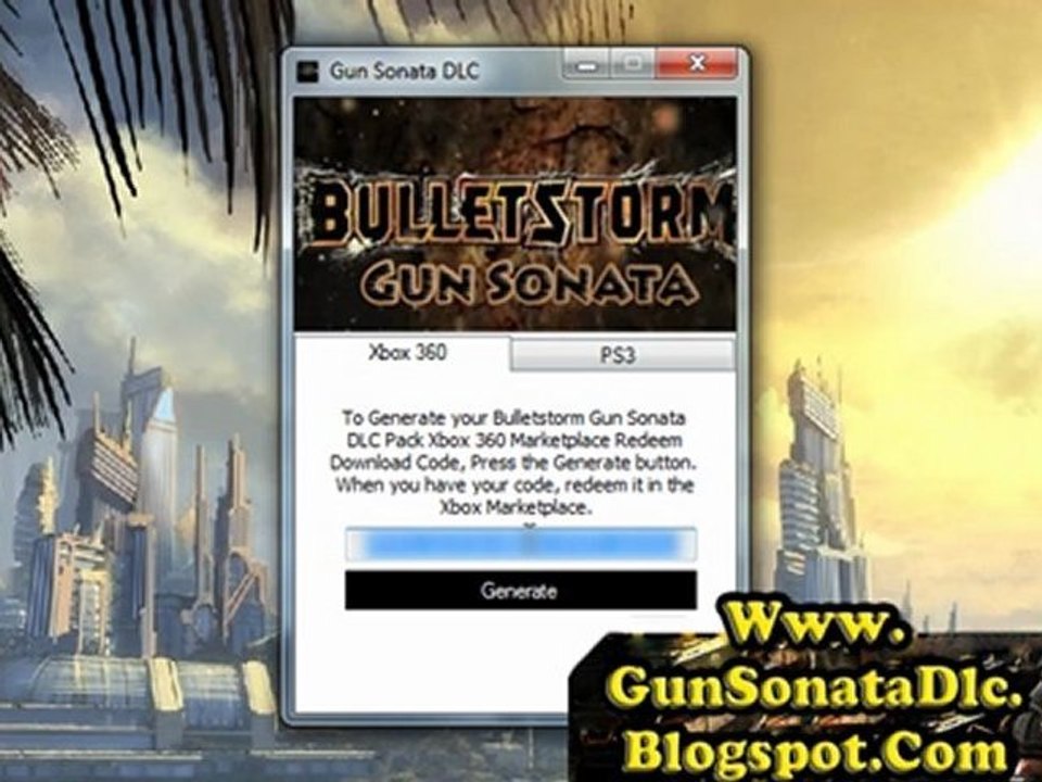 Bulletstorm Gun Sonata DLC Code Leaked