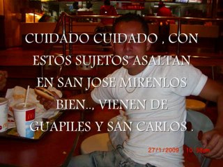 ASALTANTES OPERAN EN CHEPE CUIDADO