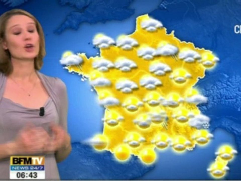2011 04 14 - LISE RIGER - BFM TV - METEO version zoom by vuesalatele