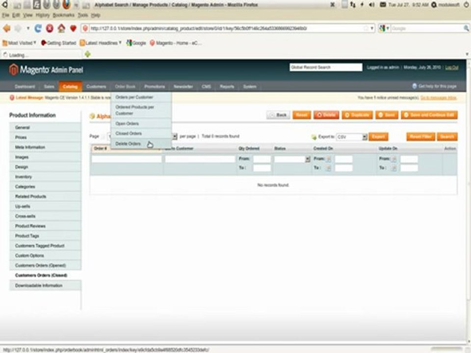How to delete orders in Magento e-commerce step by step Guid-2