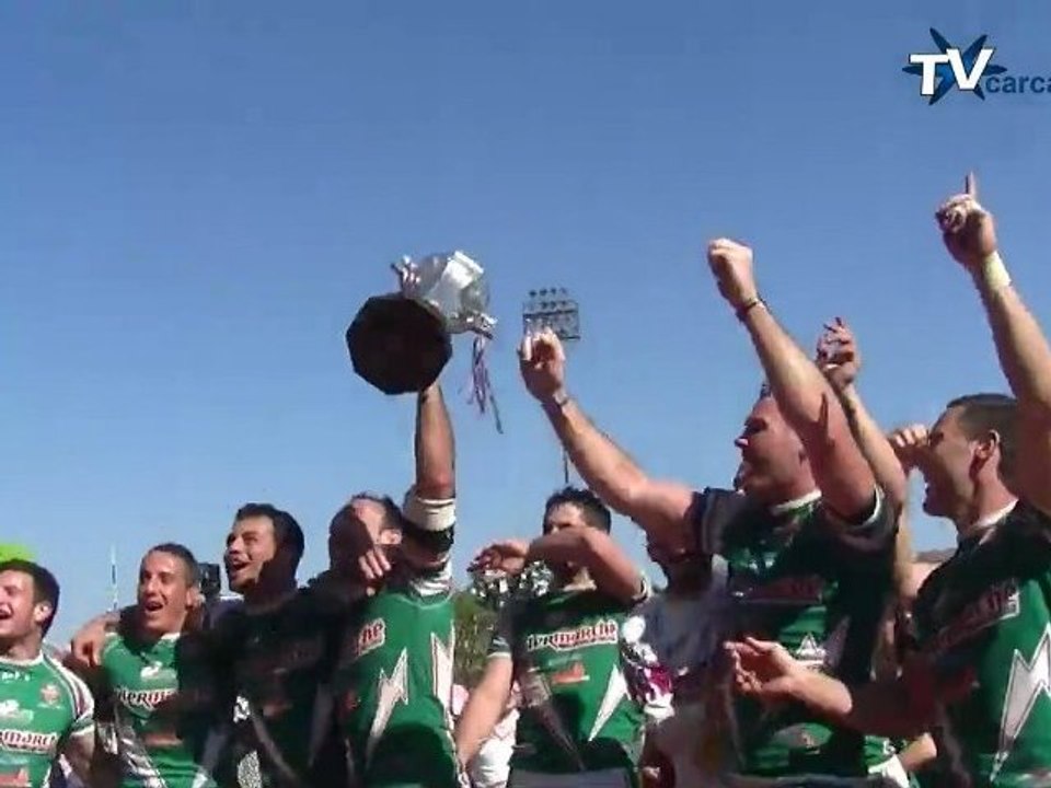 Finale de la Coupe Lord Derby, Victoire samedi à Domec  de Lézignan face à Pia. Score 28 à 17 :