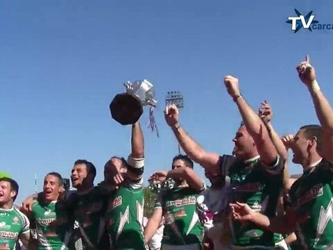 Finale de la Coupe Lord Derby, Victoire samedi à Domec de Lézignan face à Pia. Score 28 à 17 :