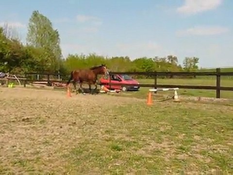 Saut en liberté ligne 2 obstacles