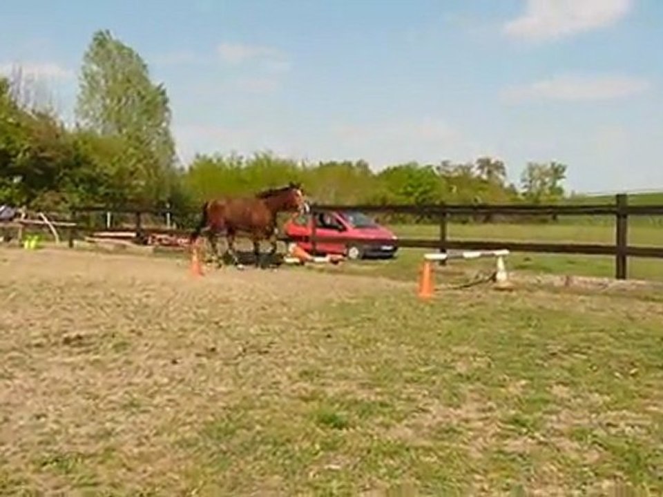 Saut en liberté ligne 2 obstacles