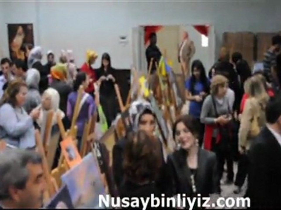 Nusaybin Halk Eğitim Merkezi Sergi Açılışı - Nusaybin Haber