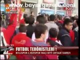 Boluspor taraftari futbol teroristi ise ligleri kapatalim