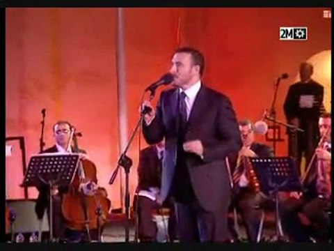 كاظم الساهر-كلمة+رأيت ربي-مهرجان فاس للأغاني الروحية 2005