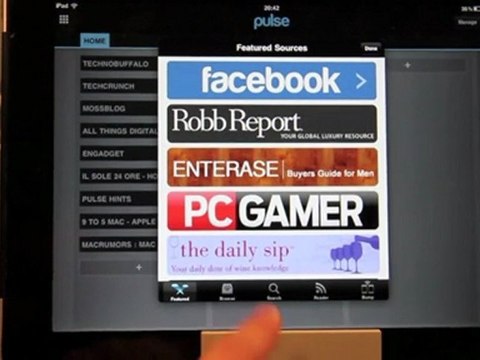 Come leggere i Feed su iPad - Applicazioni iPad Pulse Reader - FlipBoard [Videorecensione HD] 2/3