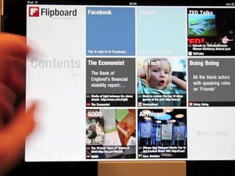 Come leggere i Feed su iPad - Applicazioni iPad Pulse Reader - FlipBoard [Videorecensione HD] 3/3