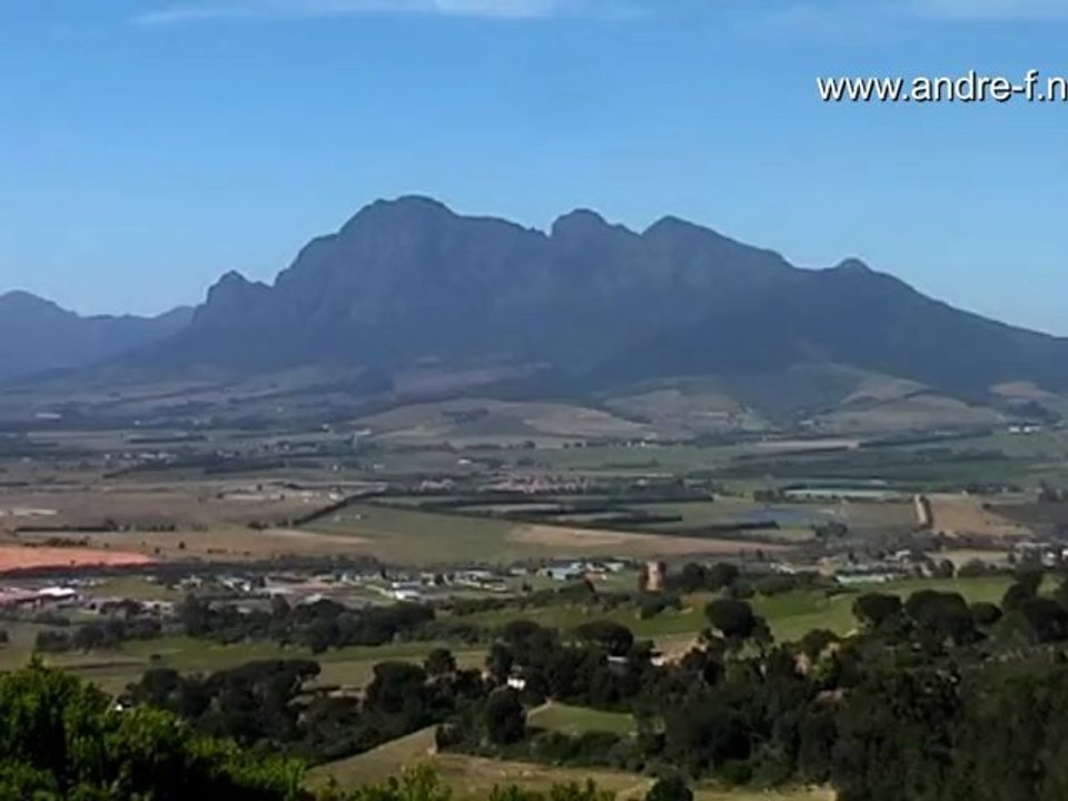 Weinregion western cape - südafrika   hd