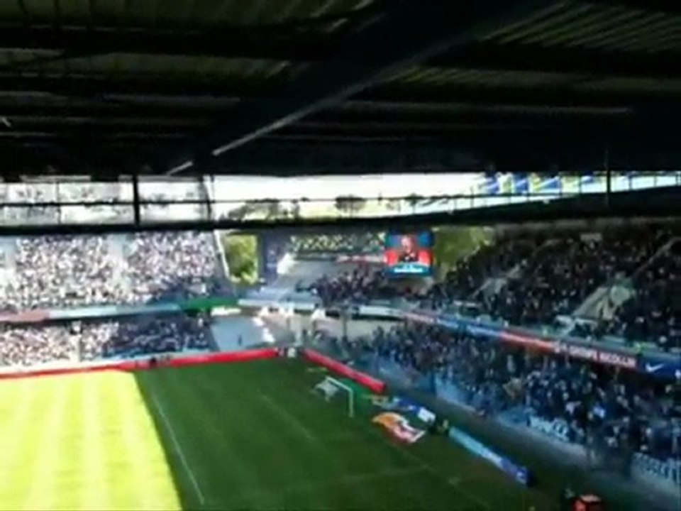 L'ambiance d'avant-match