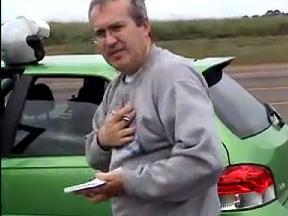 Teste do carro carregado