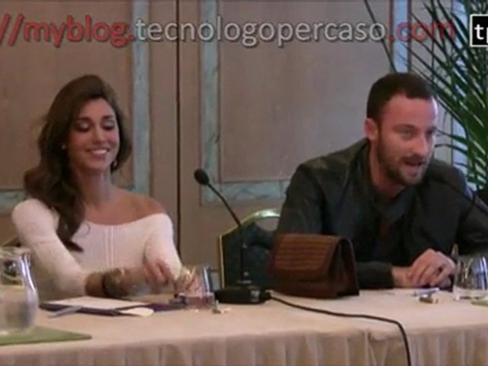 Ciak...si canta! Presentazione RAI con Belen Rodriguez e Francesco Facchinetti aprile 2011