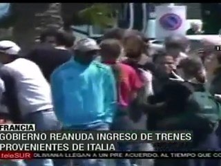 Francia reanuda ingreso de trenes provenientes de Italia