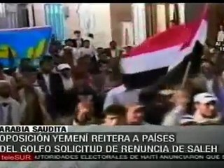Oposición en Yemen exige salida del presidente
