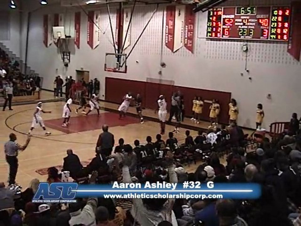 Aaron Ashley #32 Cleveland Heights Basketball