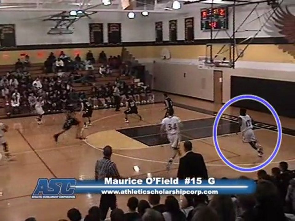 Maurice Ofield #15 Cleveland Heights Basketball