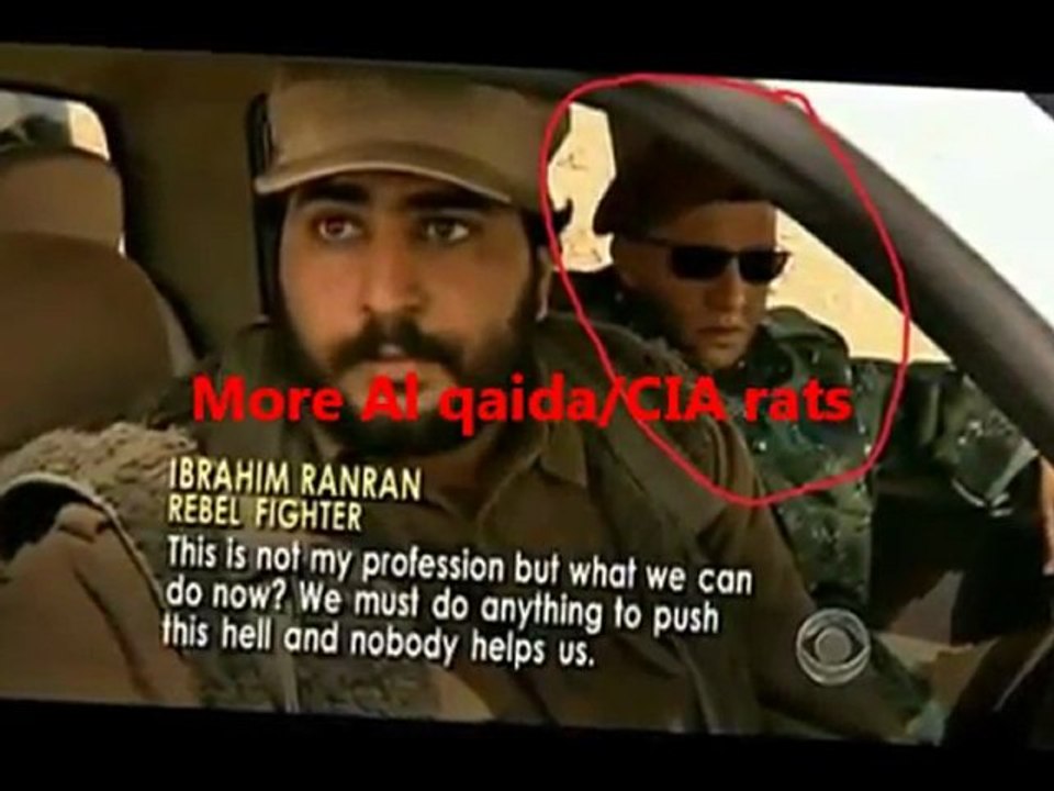 les rats de la CIA et d Al Qaida se batent cotes a cotes en Libye