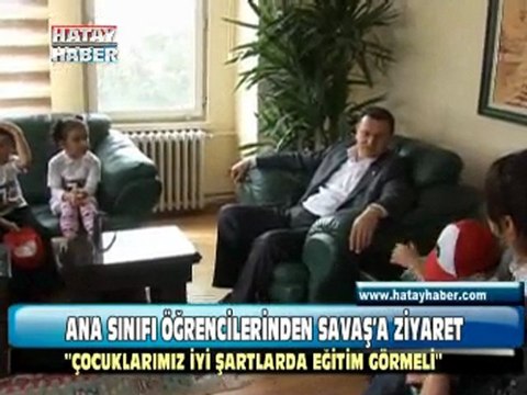 ana sınıfı öğrencileri savaş'ı ziyaret etti