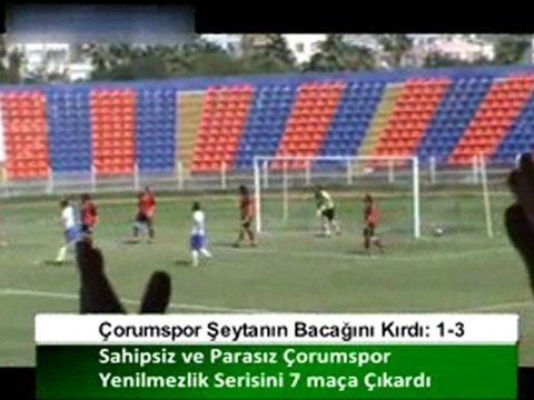 İskenderun DÇ- 1 – Çorumspor- 3