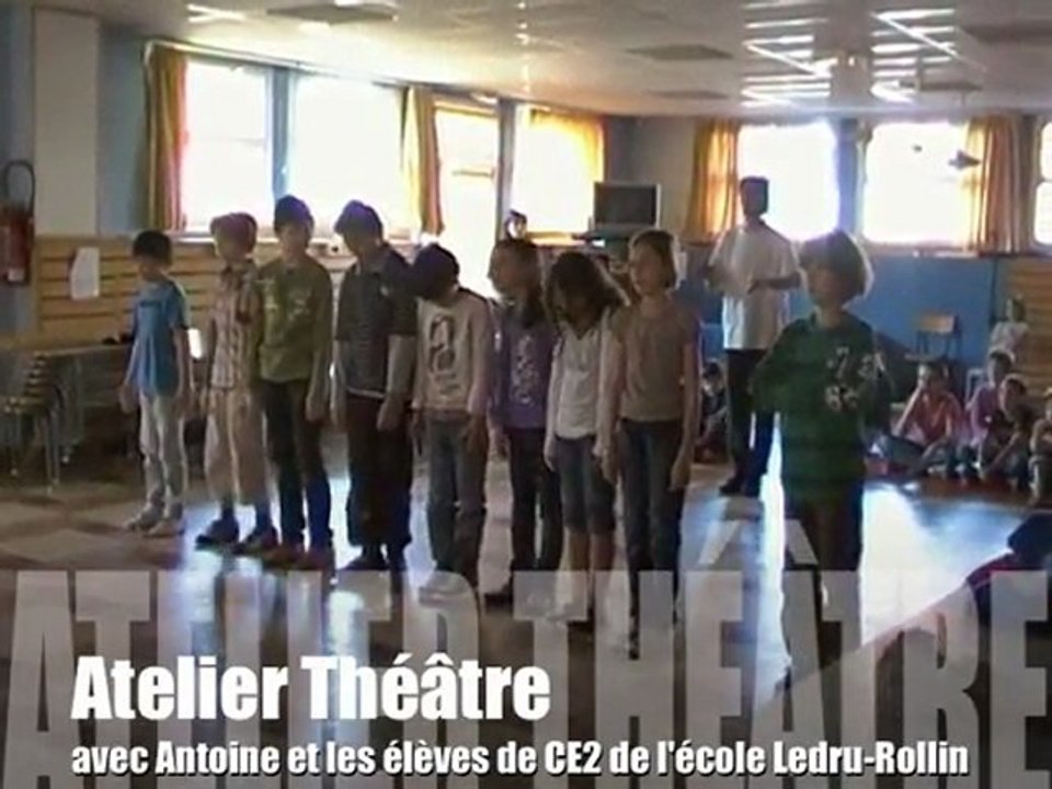 Atelier écriture et théâtre (avec Kwal et Antoine) avec les CE2 de l'école Ledru-Rollin 16-04